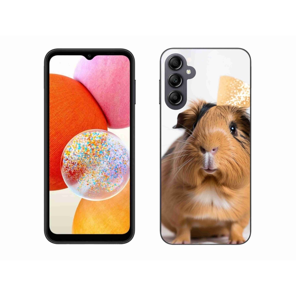 Gélový kryt mmCase na Samsung Galaxy A14 4G/5G - hnedé morča