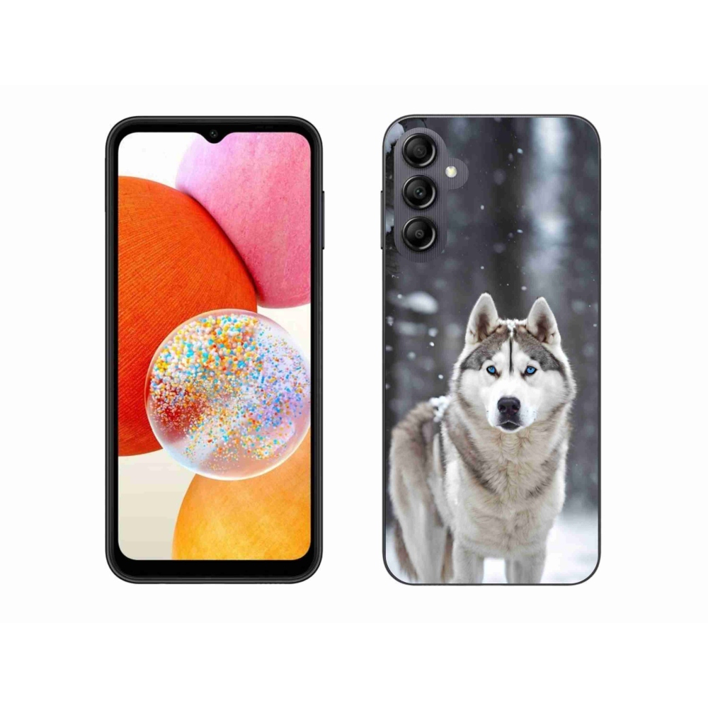 Gélový kryt mmCase na Samsung Galaxy A14 4G/5G - husky 2