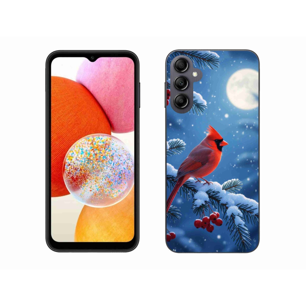 Gélový kryt mmCase na Samsung Galaxy A14 4G/5G - kardinál červený