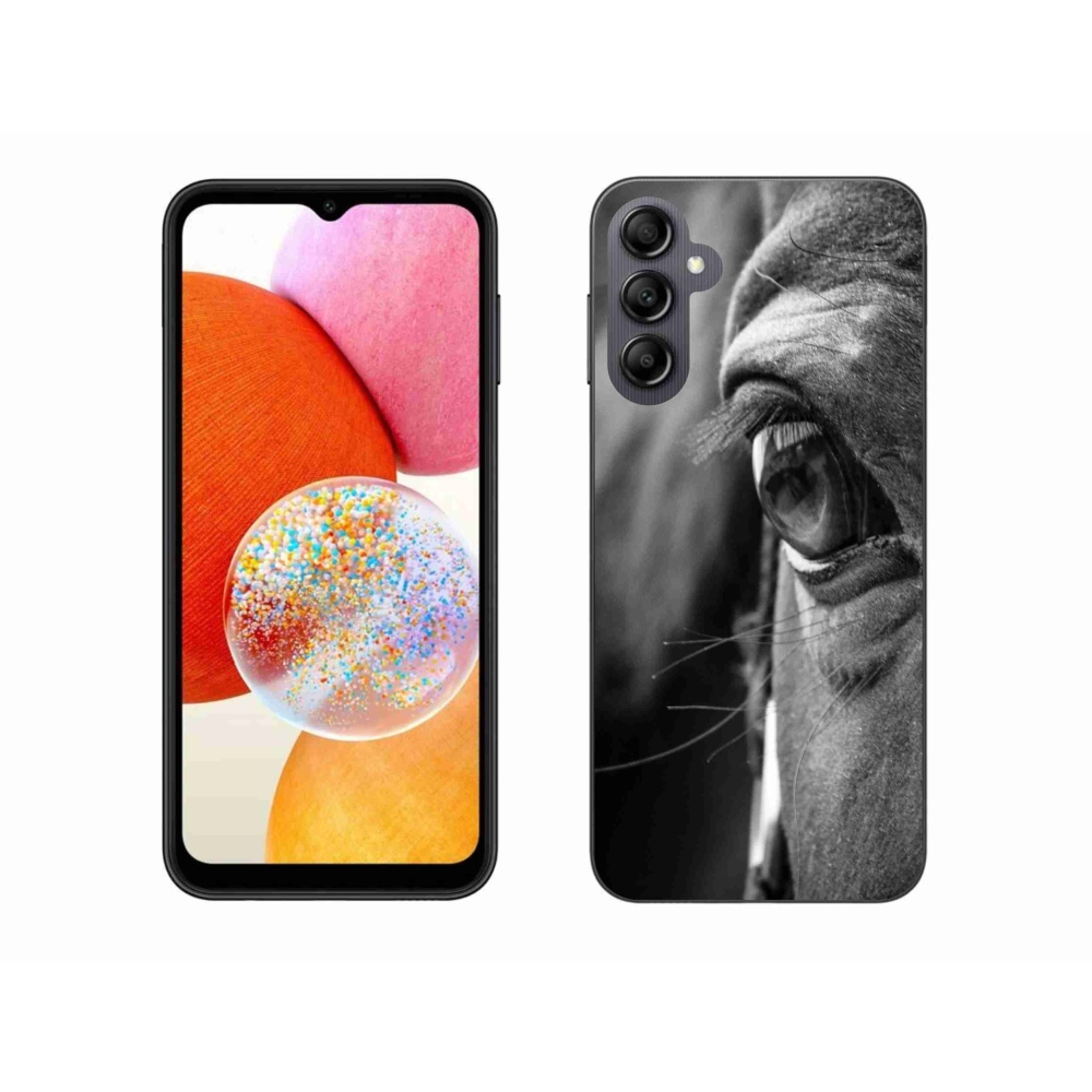 Gélový kryt mmCase na Samsung Galaxy A14 4G/5G - konský pohľad