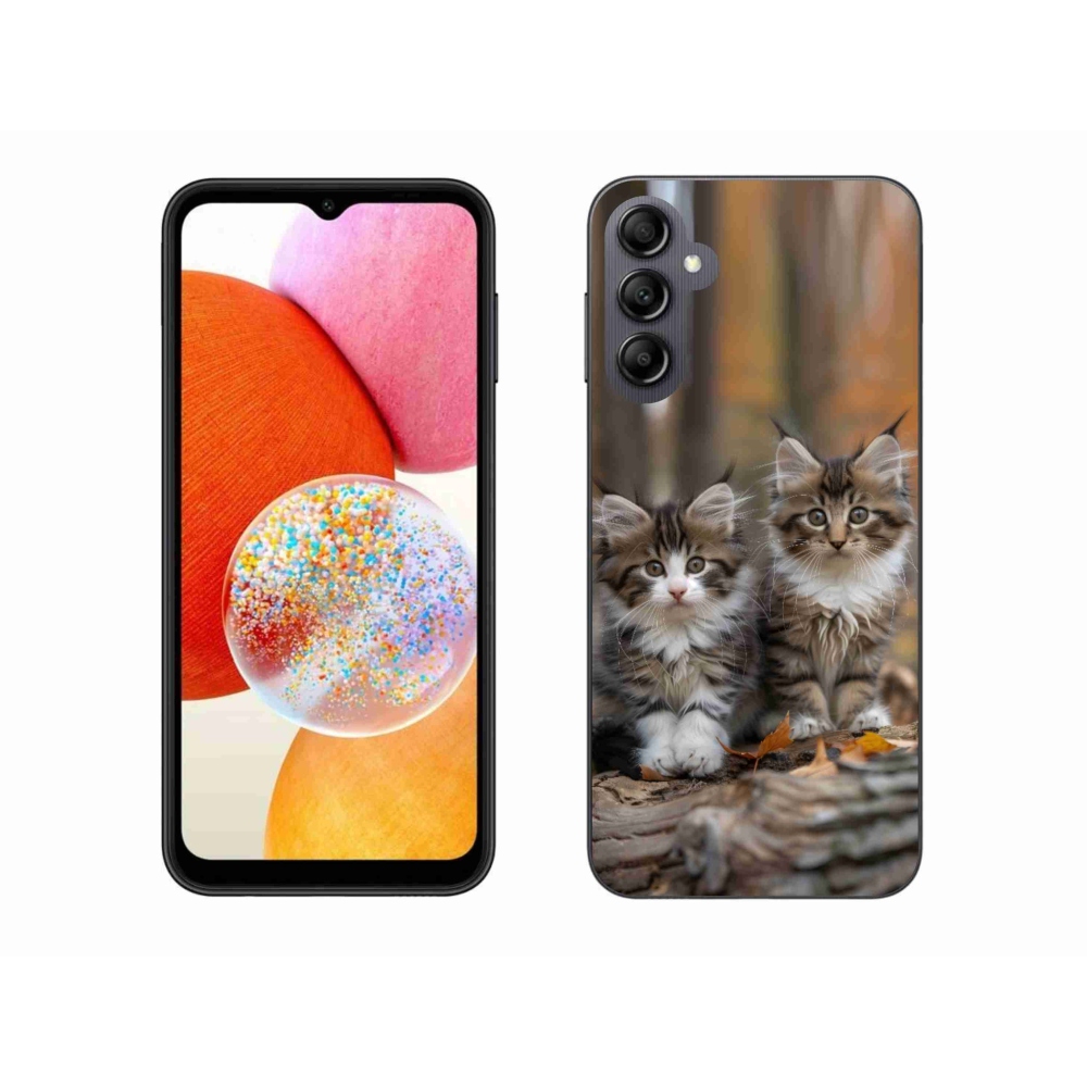 Gélový kryt mmCase na Samsung Galaxy A14 4G/5G - mačacie duo 3