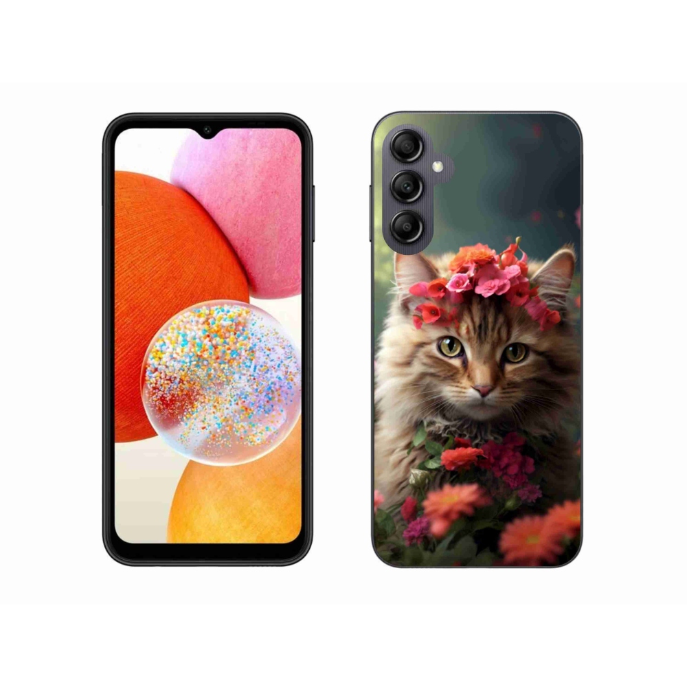 Gélový kryt mmCase na Samsung Galaxy A14 4G/5G - mačacia princezná