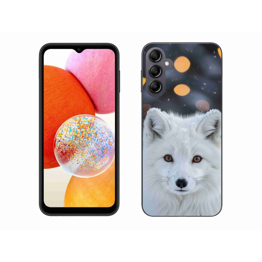 Gélový kryt mmCase na Samsung Galaxy A14 4G/5G - líška polárna