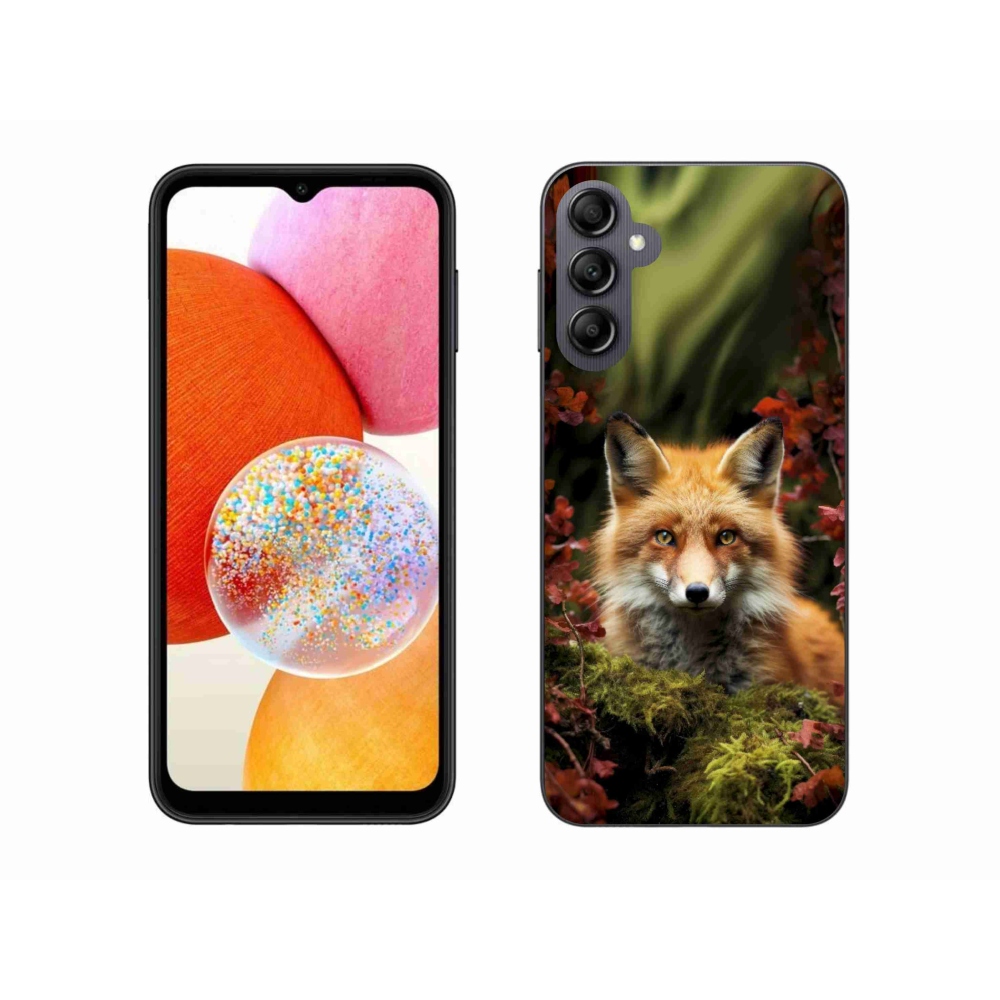 Gélový kryt mmCase na Samsung Galaxy A14 4G/5G - líška v lese