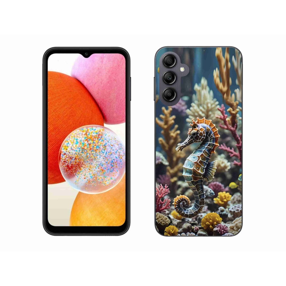 Gélový kryt mmCase na Samsung Galaxy A14 4G/5G - morský koník 2