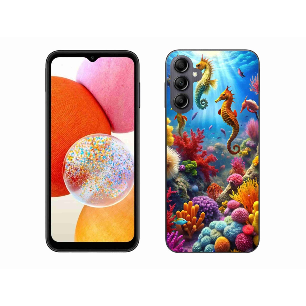 Gélový kryt mmCase na Samsung Galaxy A14 4G/5G - morský svet 3
