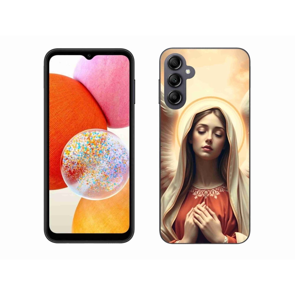 Gélový kryt mmCase na Samsung Galaxy A14 4G/5G - náboženský motív