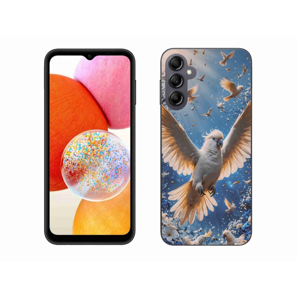 Gélový kryt mmCase na Samsung Galaxy A14 4G/5G - papagáj kakadu