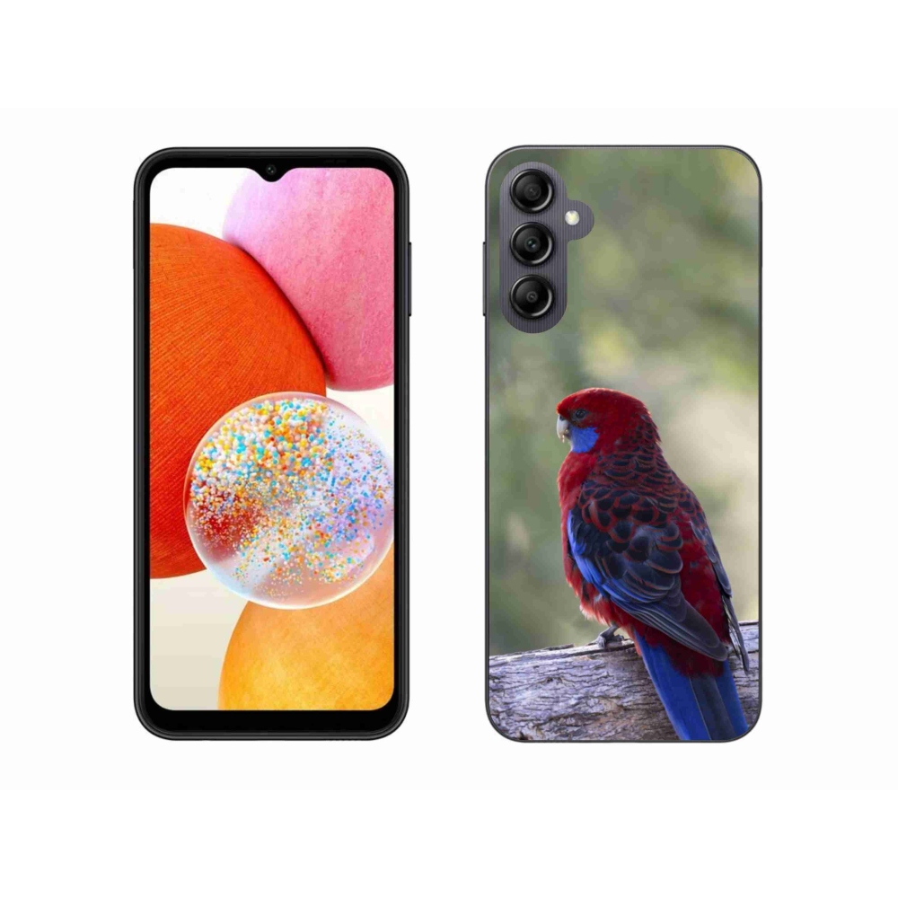 Gélový kryt mmCase na Samsung Galaxy A14 4G/5G - papagáj rosela