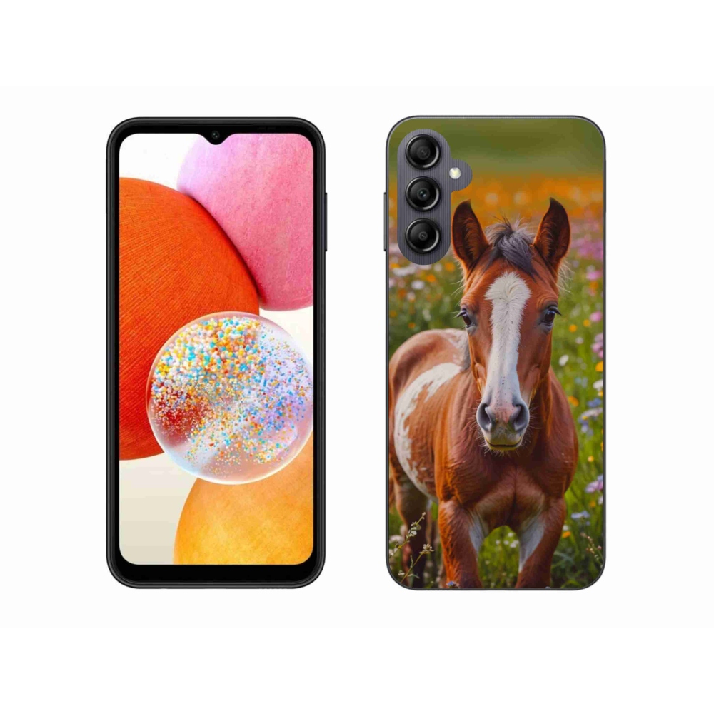 Gélový kryt mmCase na Samsung Galaxy A14 4G/5G - roztomilé žriebä