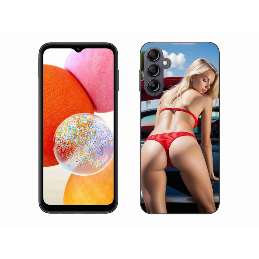 Gélový kryt mmCase Samsung Galaxy A14 4G/5G - sexy žena 2