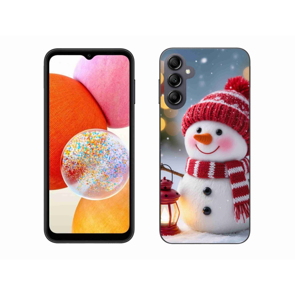 Gélový kryt mmCase na Samsung Galaxy A14 4G/5G - snehuliak 2