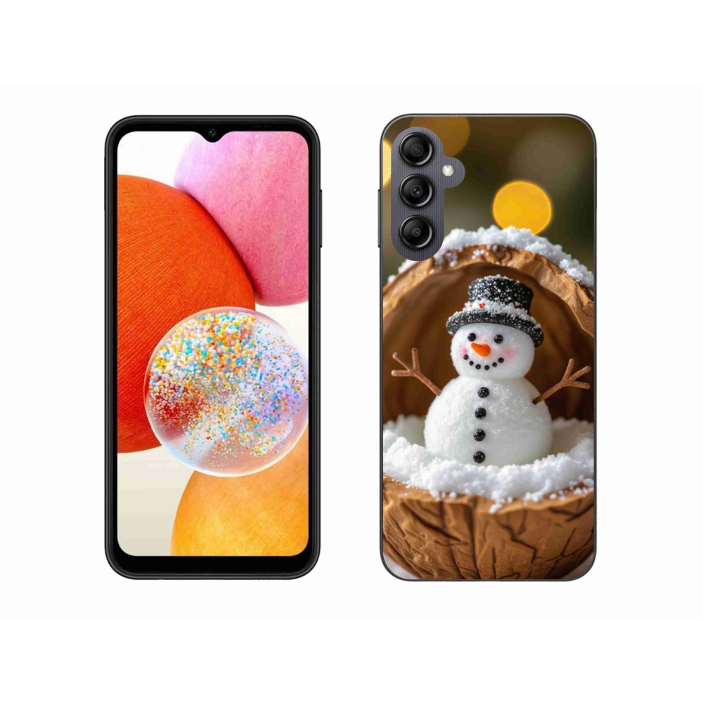 Gélový kryt mmCase na Samsung Galaxy A14 4G/5G - snehuliak 4
