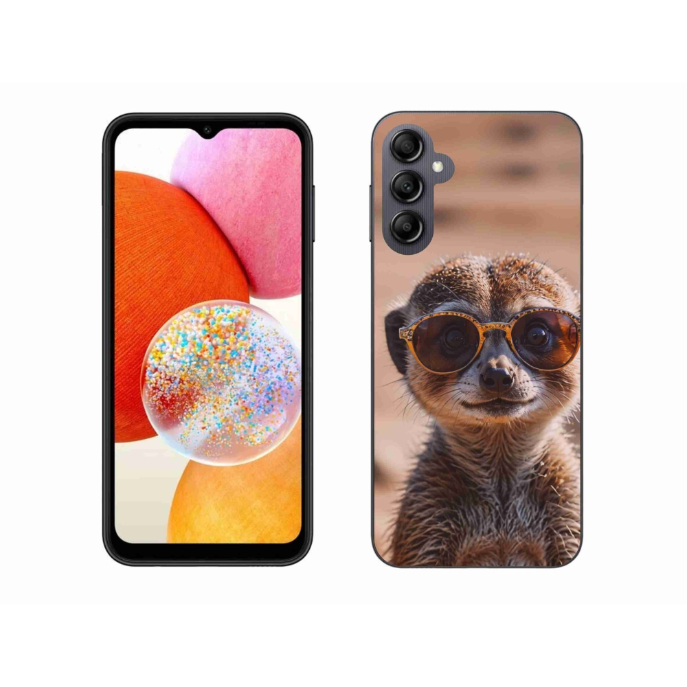Gélový kryt mmCase na Samsung Galaxy A14 4G/5G - štýlová surikata