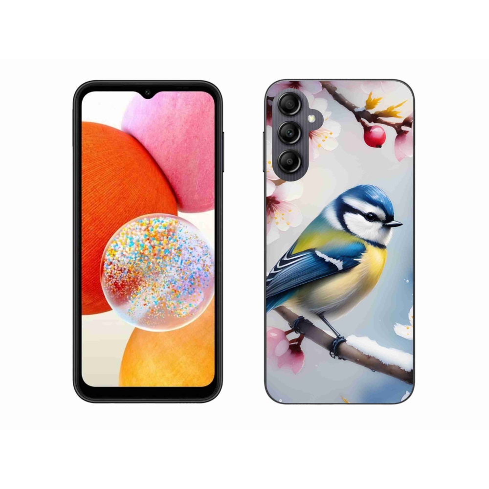 Gélový kryt mmCase na Samsung Galaxy A14 4G/5G - sýkorka