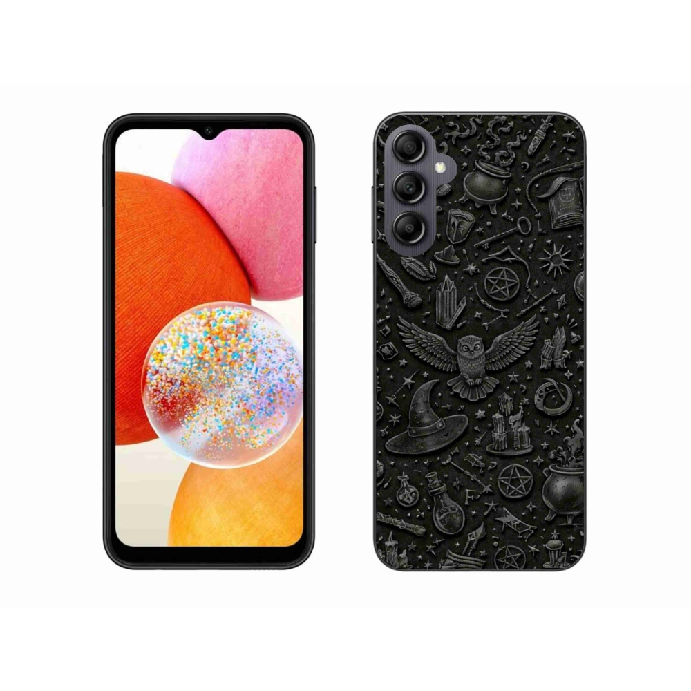 Gélový kryt mmCase na Samsung Galaxy A14 4G/5G - tmavý magický svet