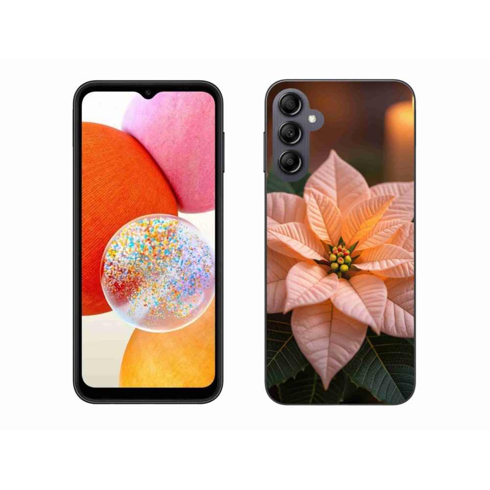 Gélový kryt mmCase na Samsung Galaxy A14 4G/5G - vianočná hviezda