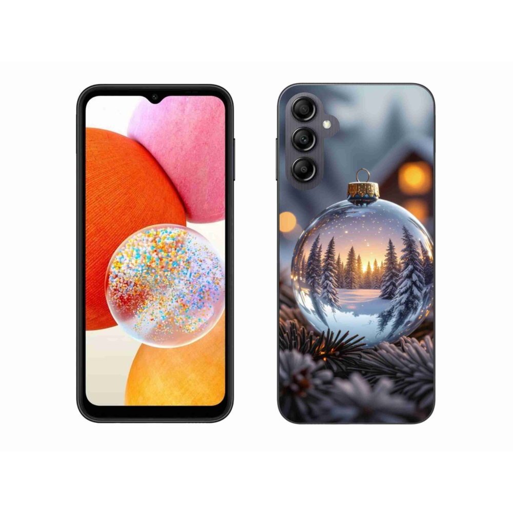 Gélový kryt mmCase na Samsung Galaxy A14 4G/5G - vianočná ozdoba