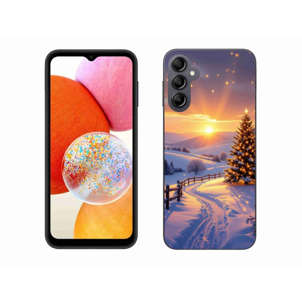 Gélový kryt mmCase na Samsung Galaxy A14 4G/5G - zimná krajina