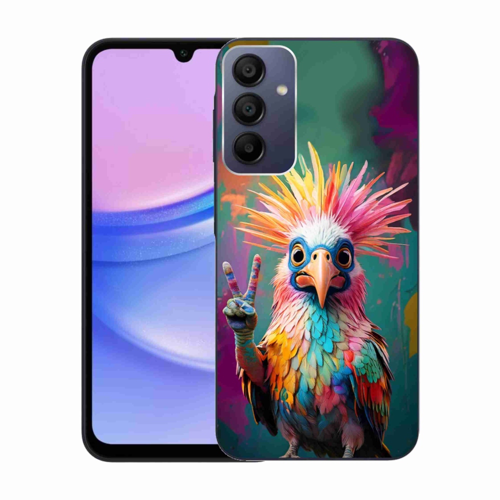 Gélový kryt mmCase na Samsung Galaxy A15 4G/5G - farebný rebel