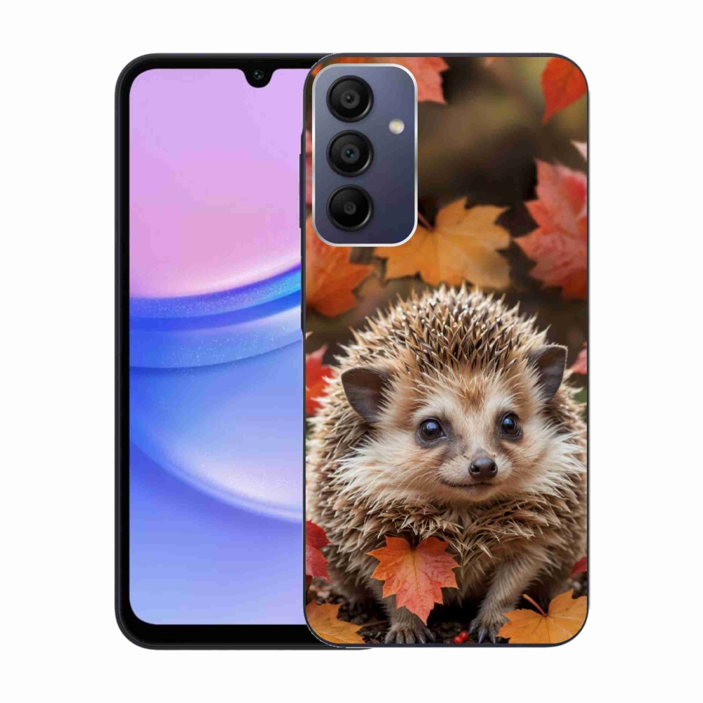 Gélový kryt mmCase na Samsung Galaxy A15 4G/5G - ježko v lístia