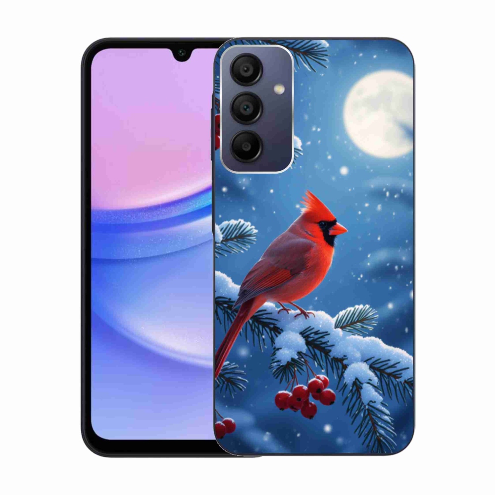 Gélový kryt mmCase na Samsung Galaxy A15 4G/5G - kardinál červený