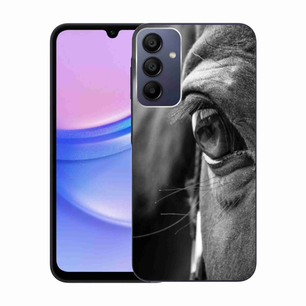 Gélový kryt mmCase na Samsung Galaxy A15 4G/5G - konský pohľad