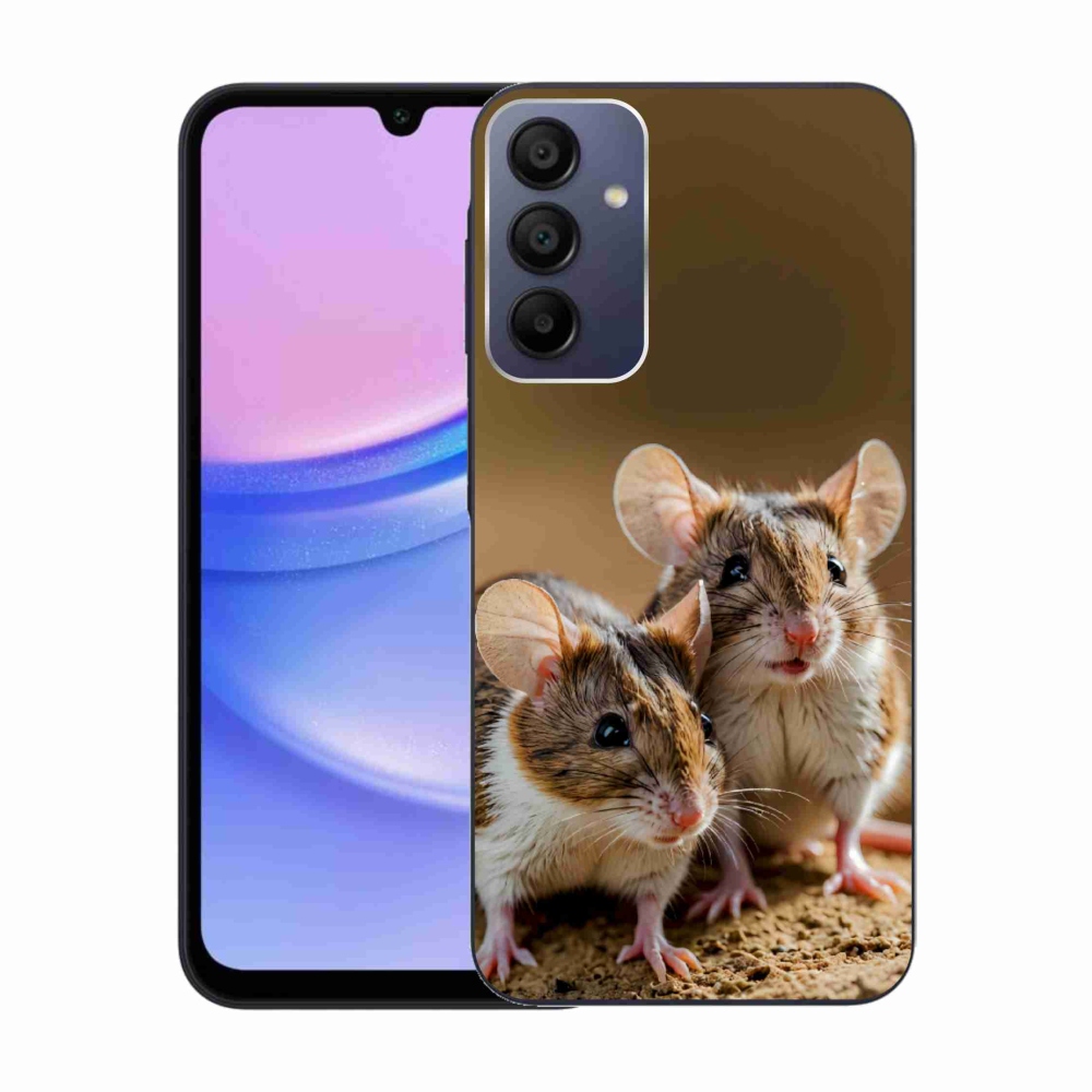 Gélový kryt mmCase na Samsung Galaxy A15 4G/5G - myší duo