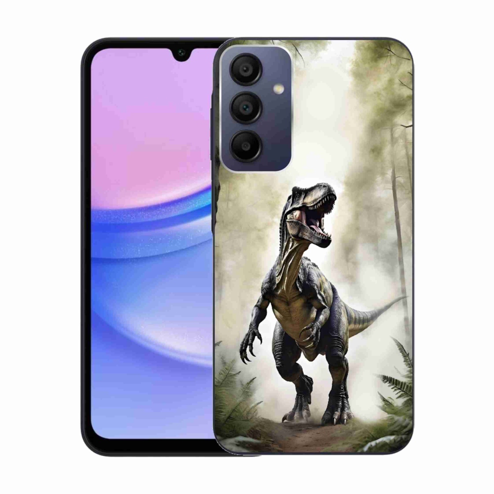 Gélový kryt mmCase na Samsung Galaxy A15 4G/5G - naštvaný T-Rex
