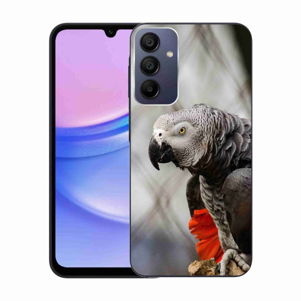 Gélový kryt mmCase na Samsung Galaxy A15 4G/5G - papagáj žako 3