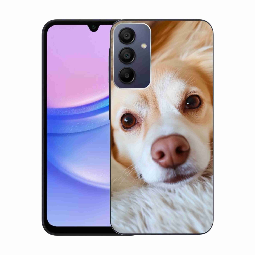 Gélový kryt mmCase na Samsung Galaxy A15 4G/5G - Roztomilá čivava