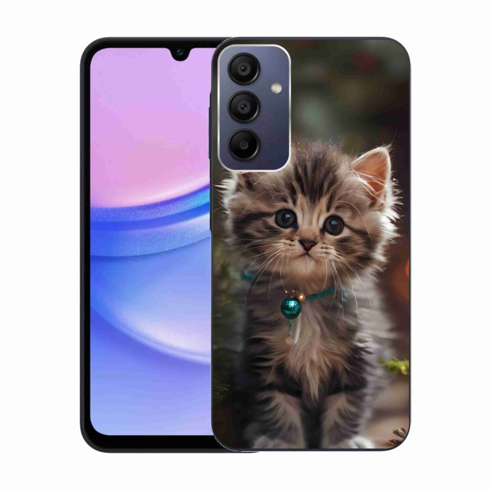 Gélový kryt mmCase na Samsung Galaxy A15 4G/5G - roztomilé mačiatko 11