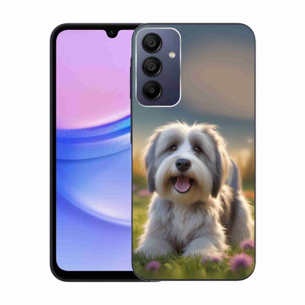 Gélový kryt mmCase na Samsung Galaxy A15 4G/5G - roztomilý havanský psík