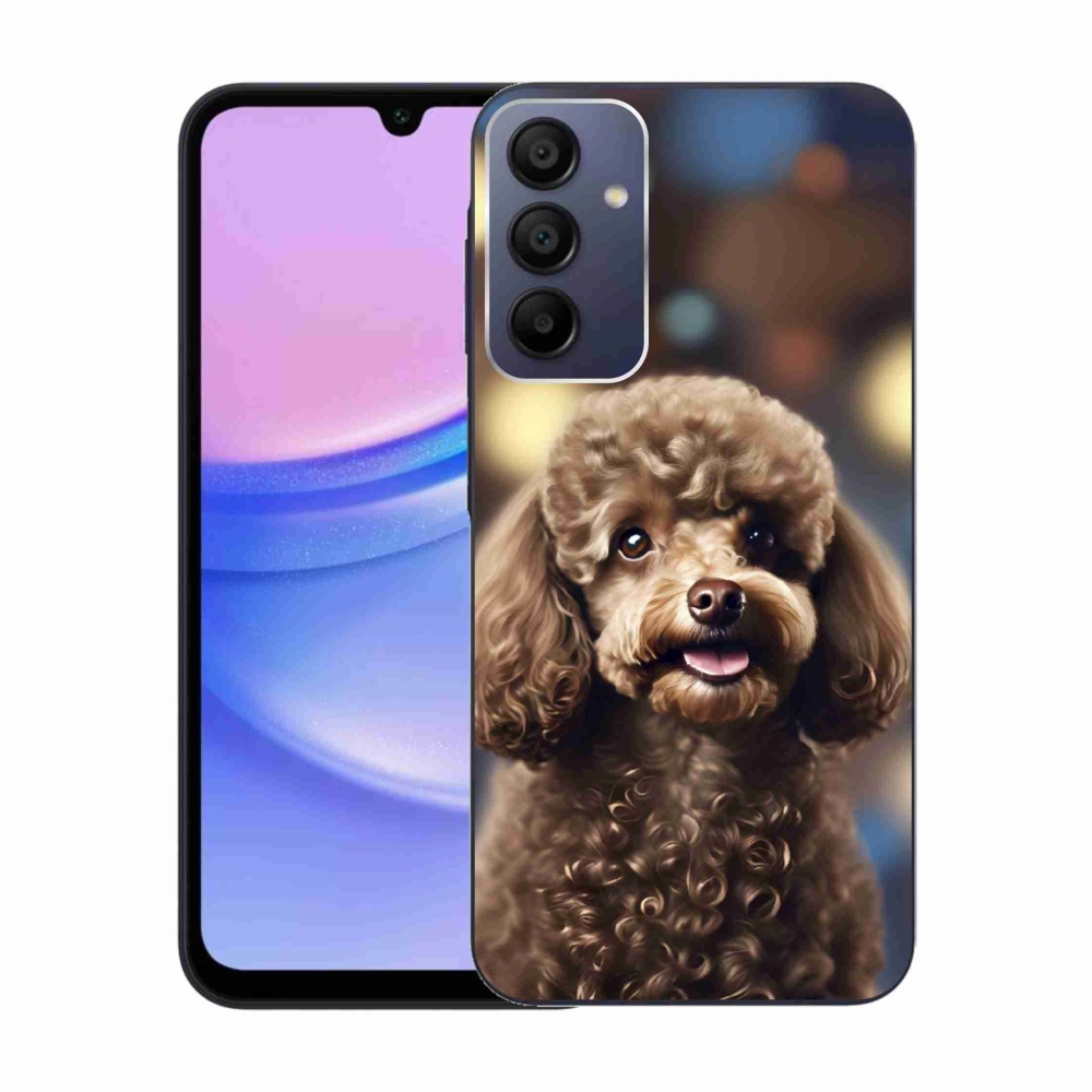 Gélový kryt mmCase na Samsung Galaxy A15 4G/5G - roztomilý pudel