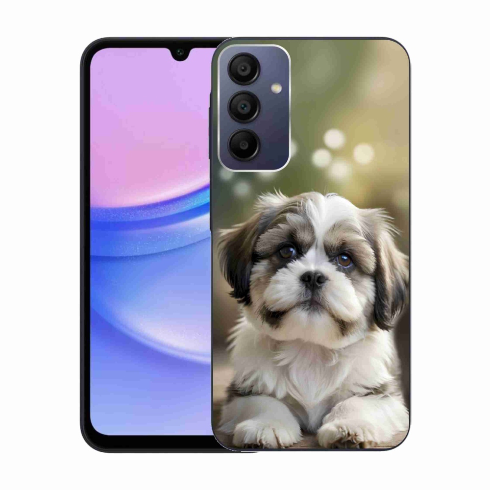Gélový kryt mmCase na Samsung Galaxy A15 4G/5G - roztomilý shih-tzu