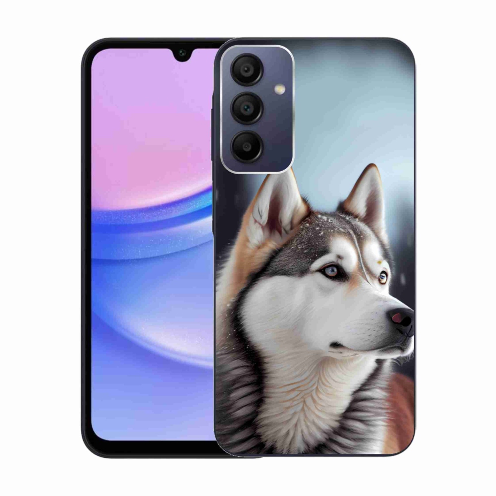 Gélový kryt mmCase na Samsung Galaxy A15 4G/5G - sibírsky husky