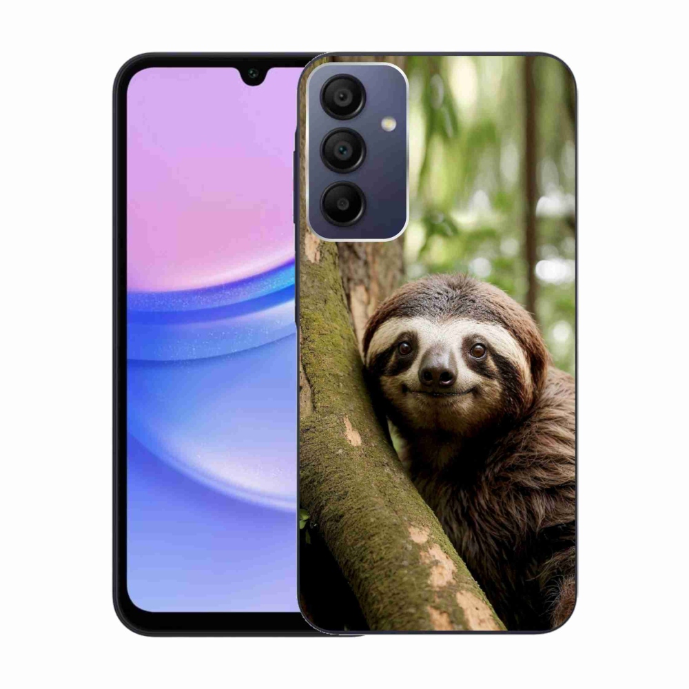 Gélový kryt mmCase na Samsung Galaxy A15 4G/5G - usmievavý leňochod