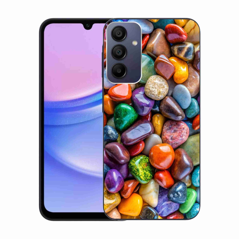 Gélový kryt mmCase na Samsung Galaxy A15/5G - farebné kamienky