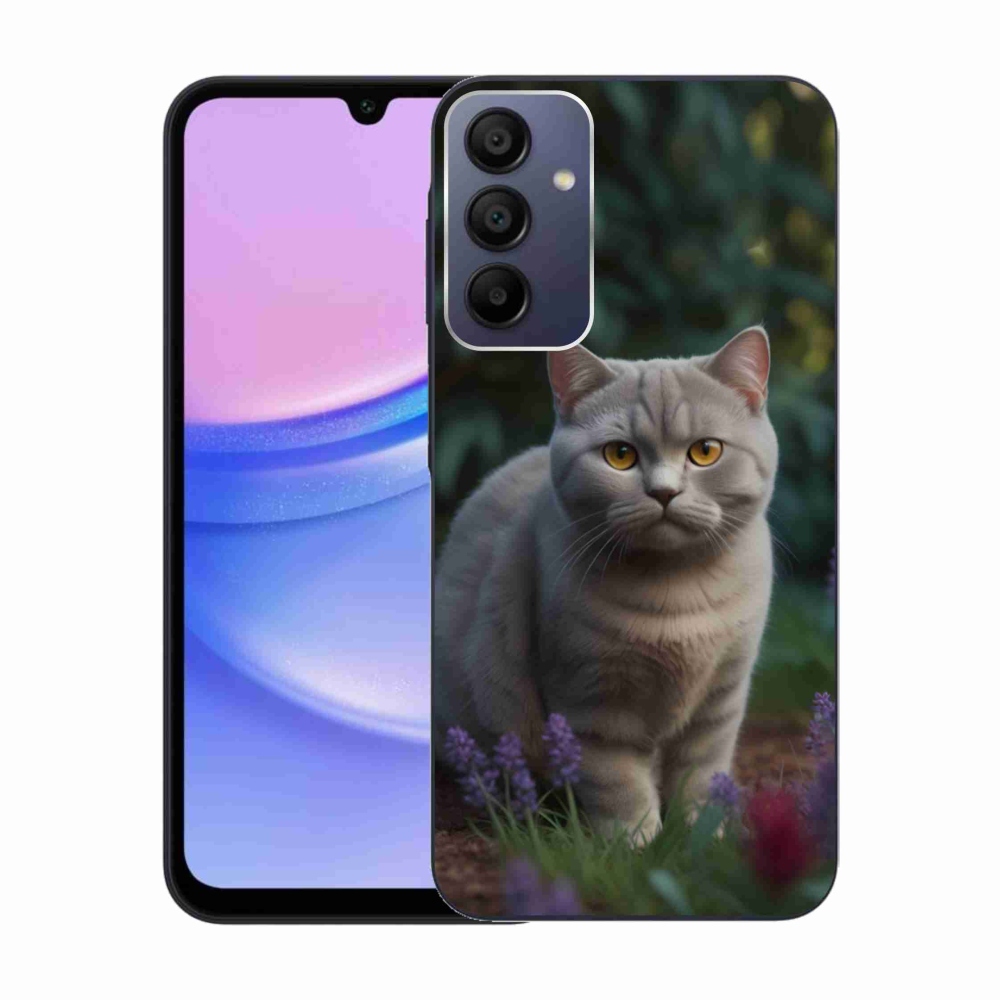 Gélový kryt mmCase na Samsung Galaxy A15/5G - britská mačka