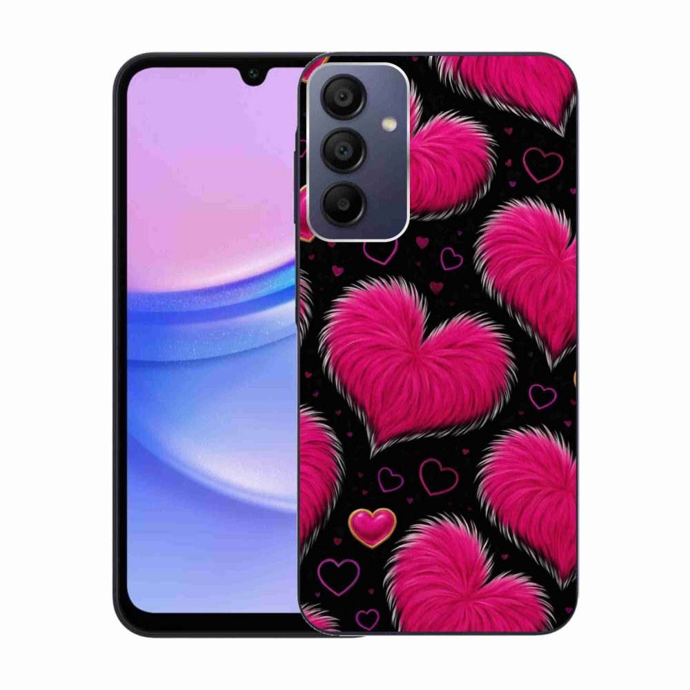 Gélový kryt mmCase na Samsung Galaxy A15/5G - hebké srdce