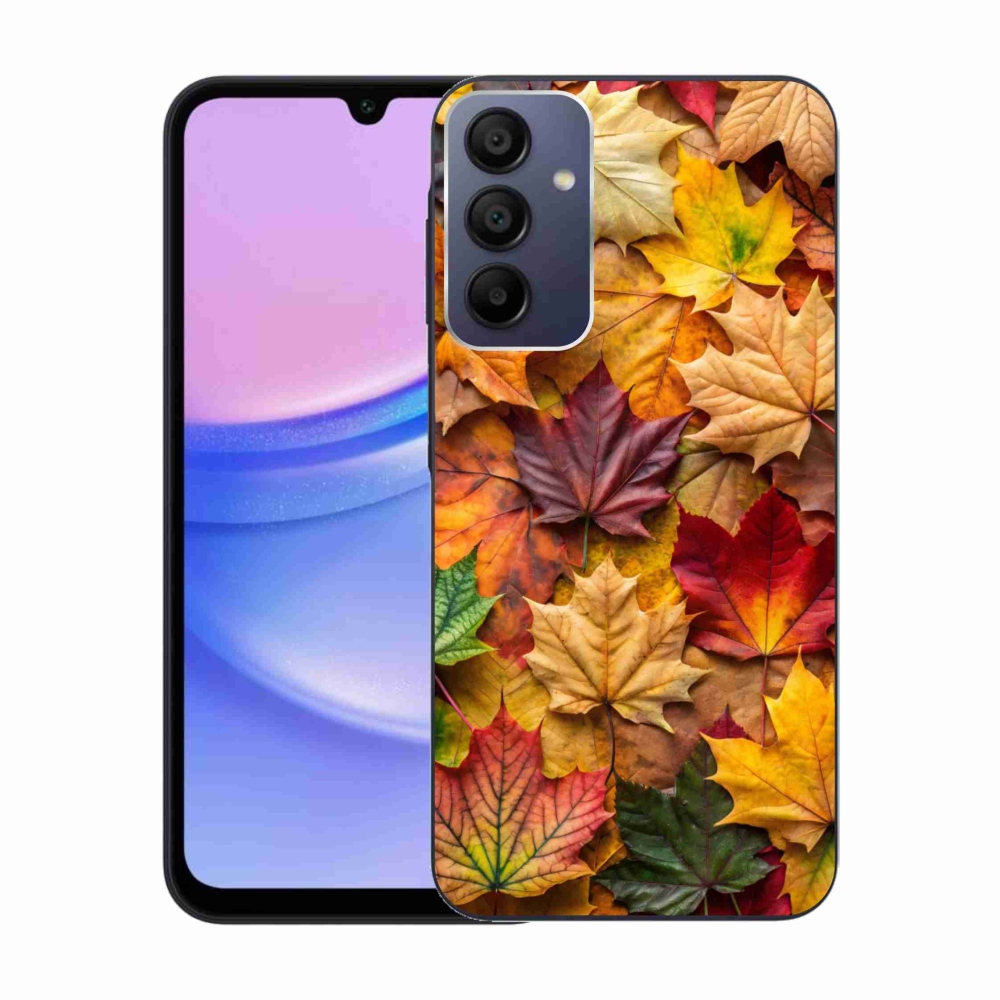 Gélový kryt mmCase na Samsung Galaxy A15/5G - javorové listy 2