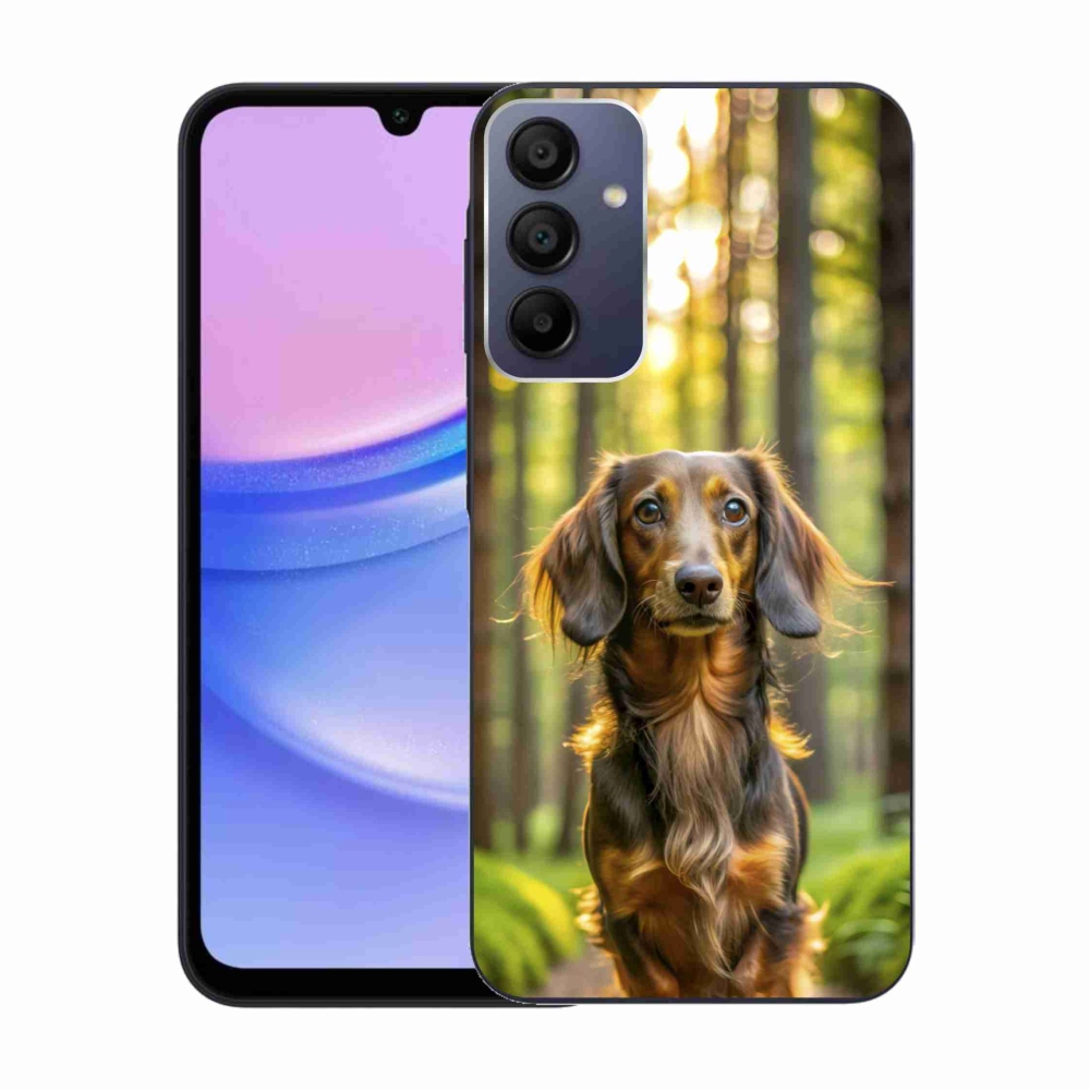 Gélový kryt mmCase na Samsung Galaxy A15/5G - jazvečík 4