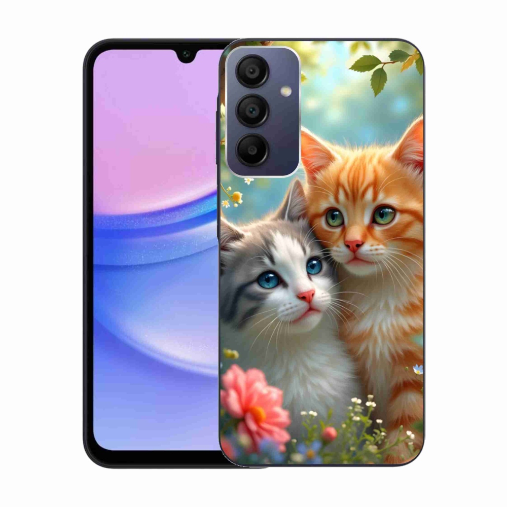 Gélový kryt mmCase na Samsung Galaxy A15/5G - mačacia láska 2
