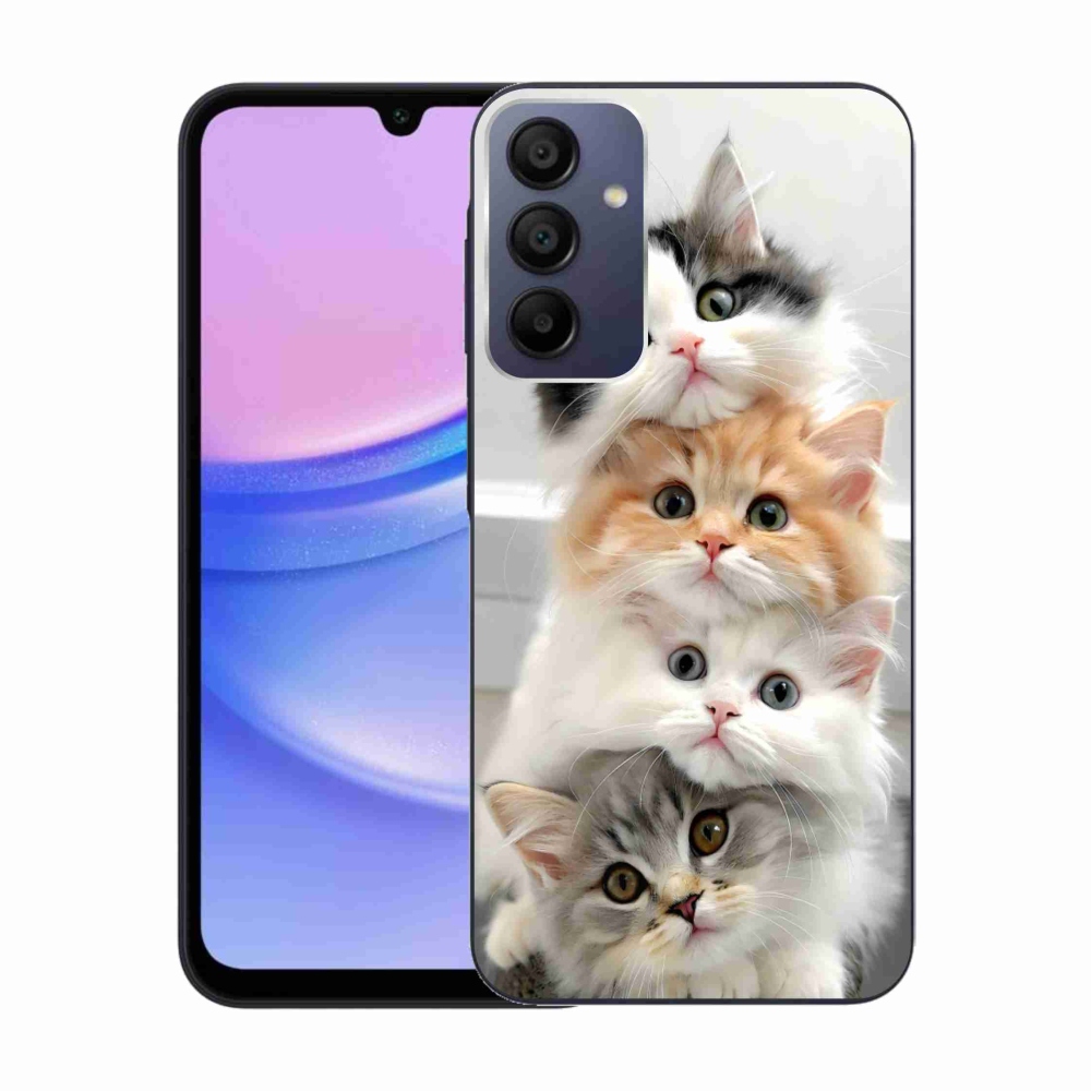 Gélový kryt mmCase na Samsung Galaxy A15/5G - mačacia partia