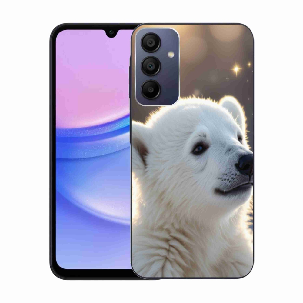 Gélový kryt mmCase na Samsung Galaxy A15/5G - ľadový medveď