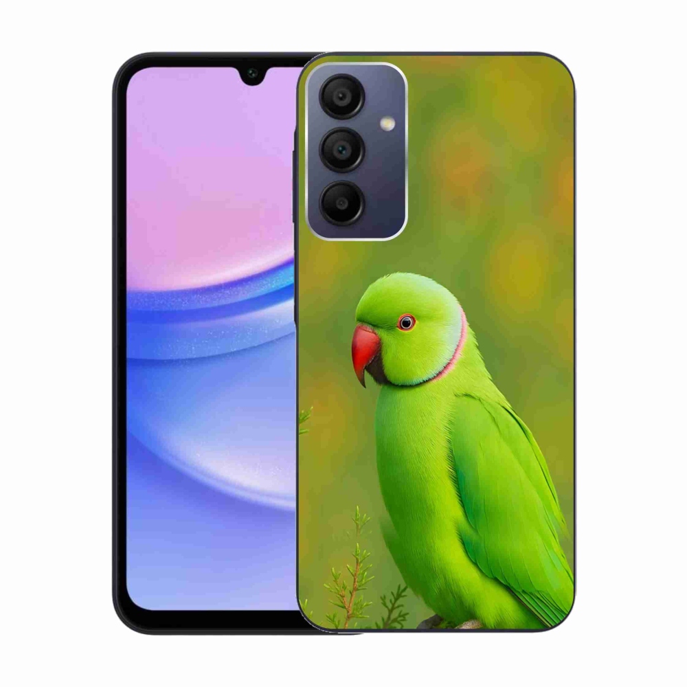Gélový kryt mmCase na Samsung Galaxy A15/5G - papagáj alexander 2