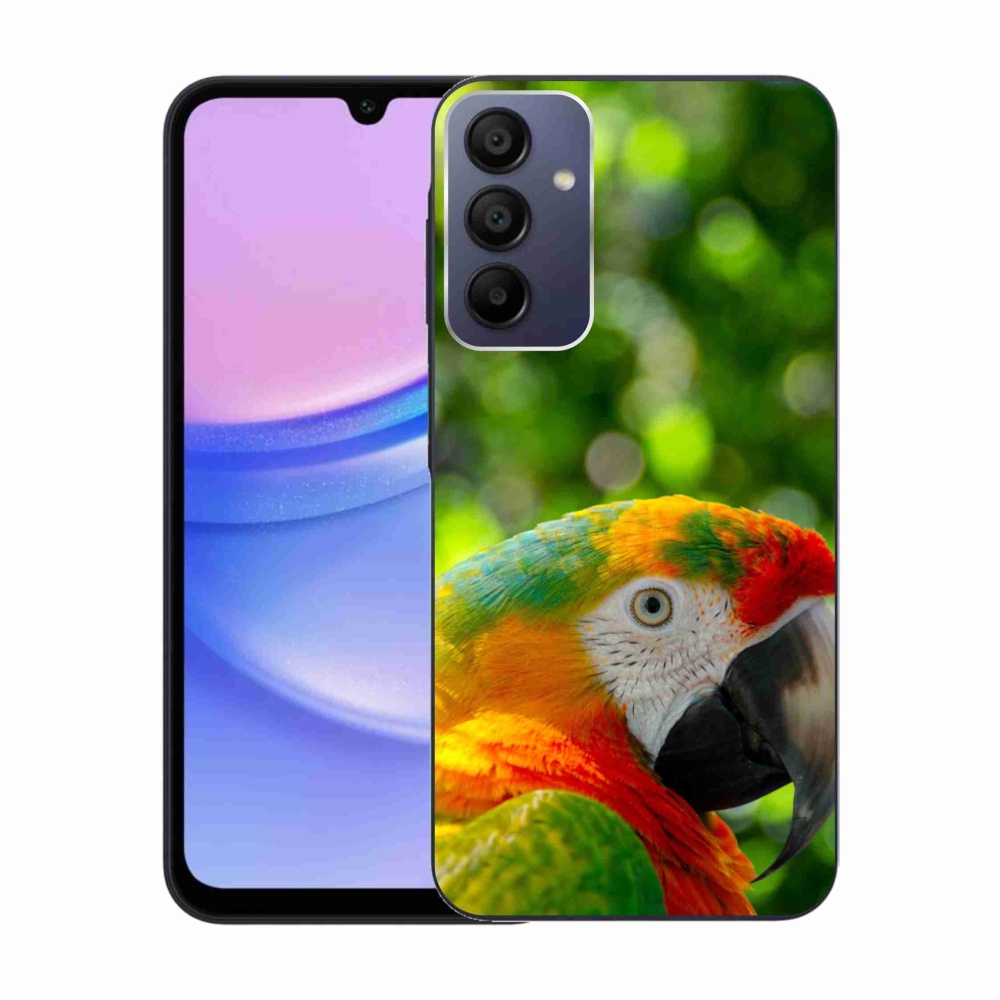 Gélový kryt mmCase na Samsung Galaxy A15/5G - papagáj ara 3