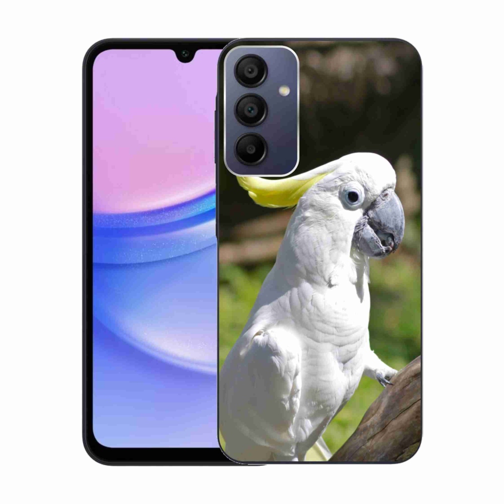 Gélový kryt mmCase na Samsung Galaxy A15/5G - papagáj kakadu 2