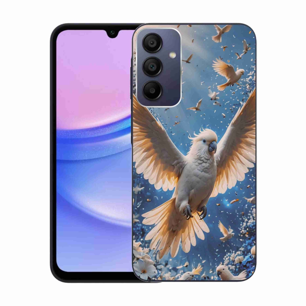 Gélový kryt mmCase na Samsung Galaxy A15/5G - papagáj kakadu