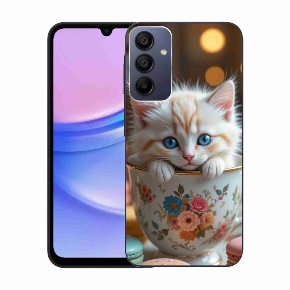 Gélový kryt mmCase na Samsung Galaxy A15/5G - roztomilé mačiatko 6